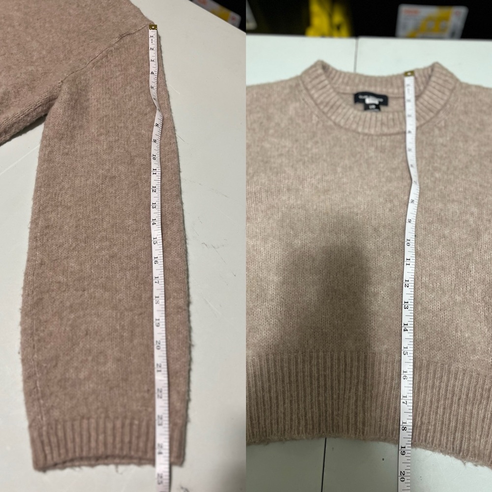 Club Monaco Cable Sleeve Alpaca Blend Sweater - Picture 9 of 11